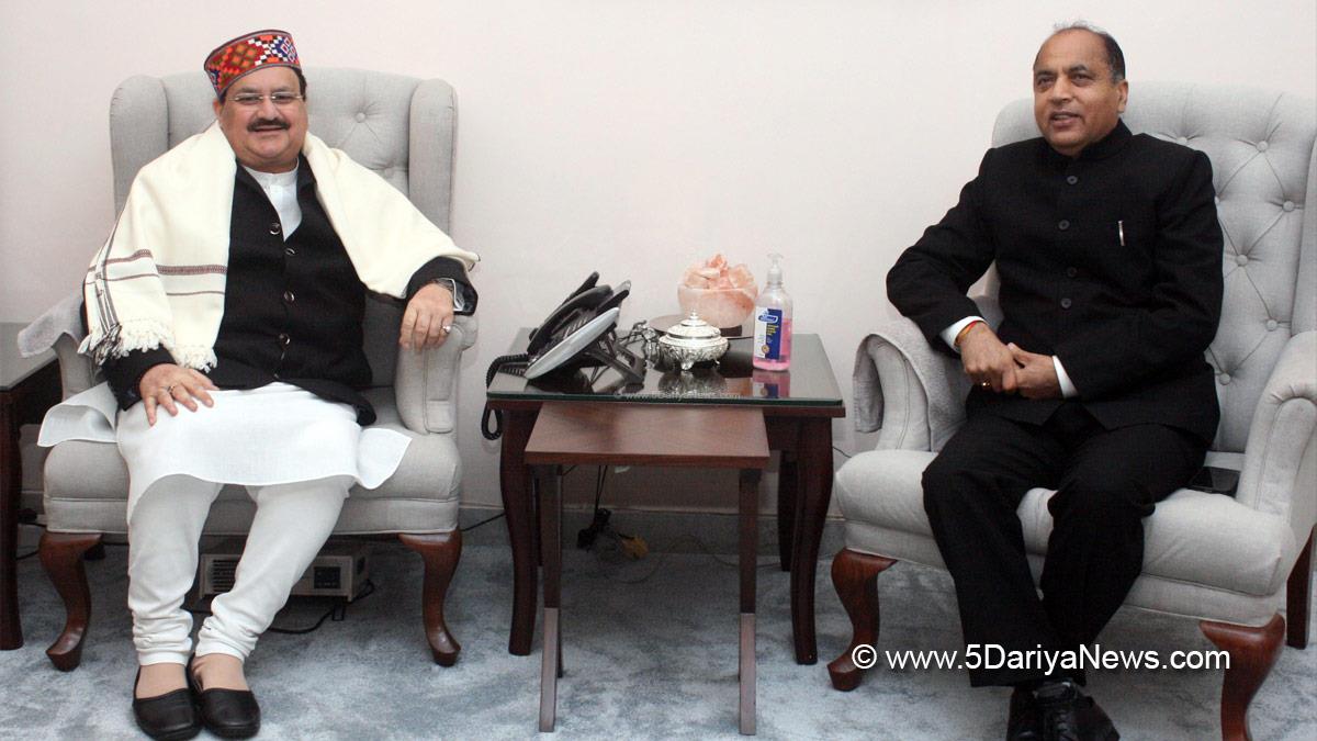 Jai Ram Thakur, Himachal Pradesh, Himachal, Bharatiya Janata Party, BJP, BJP Himachal, Shimla, Chief Minister of Himachal Pradesh, BJP Himachal Pradesh, J.P. Nadda, Jagat Prakash Nadda