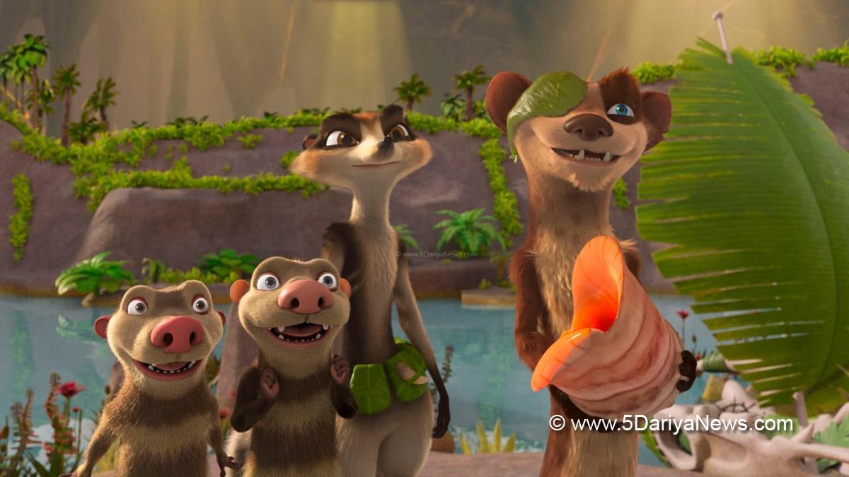 Hollywood, Review, John C. Donkin, Simon Pegg, Justina Machado, Utkarsh Ambudkar, Aaron Harris, Sean Elias-Reyes, Jake Green, Dominique Jennings, The Ice Age Adventures of Buck Wild