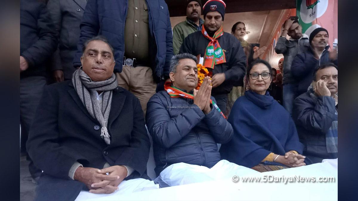 Sanjeev Vashisht, Bharatiya Janata Party, BJP, BJP Punjab, S.A.S.Nagar, Mohali, S.A.S. Nagar Mohali, Sahibzada Ajit Singh Nagar, Sukhwinder Singh Goldy, Lakhwinder Kaur Garcha