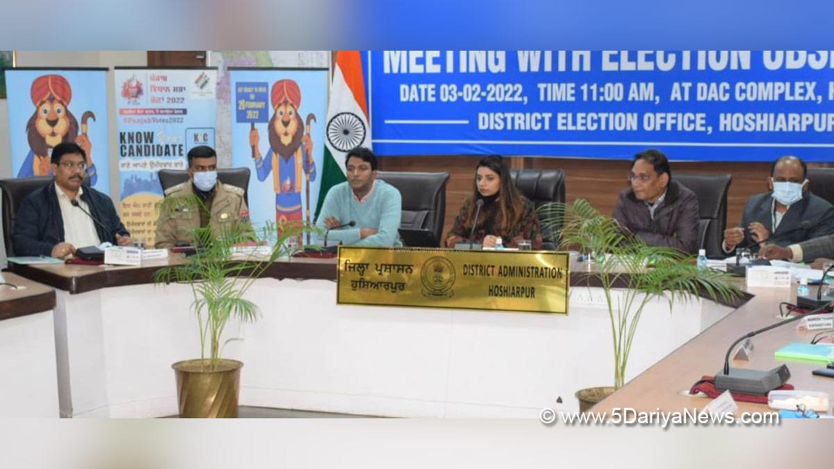 DC Hoshiarpur, Deputy Commissioner Hoshiarpur, Apneet Riyait, Hoshiarpur