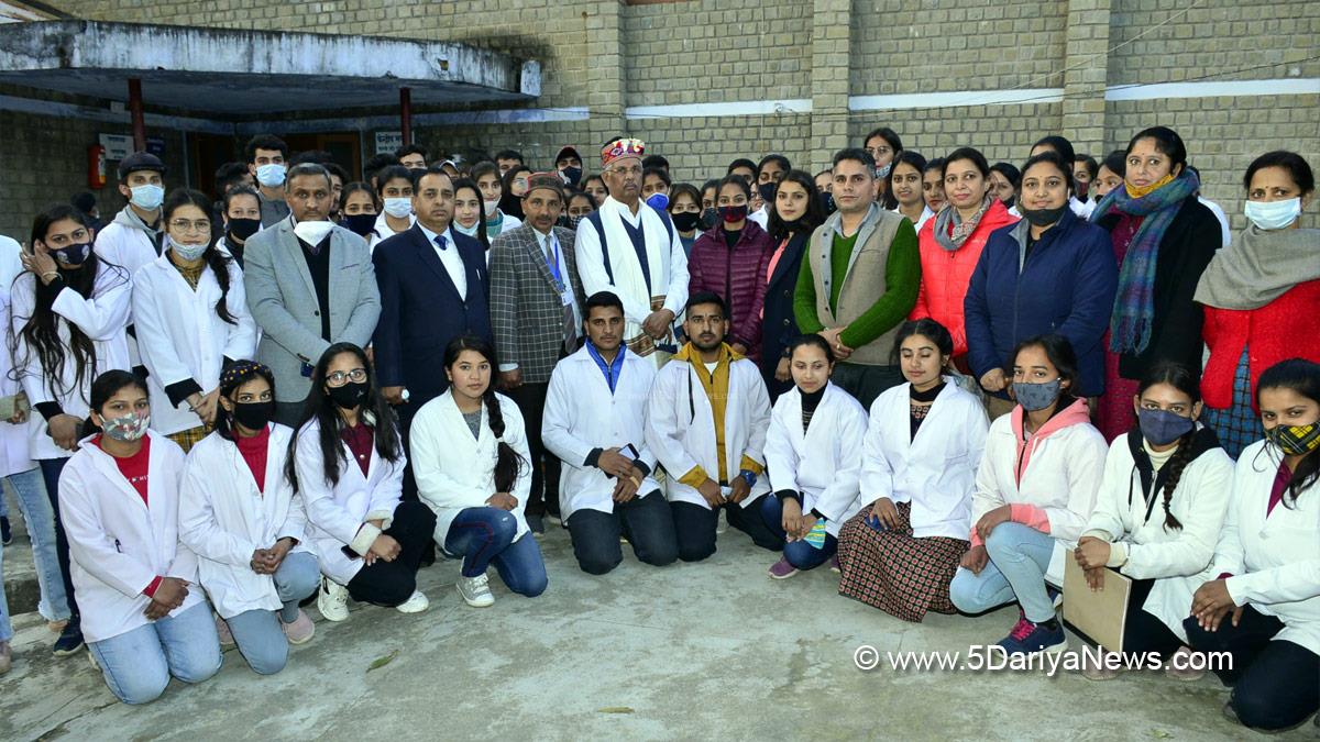 Rajendra Vishwanath Arlekar, Himachal Pradesh, Himachal, Bharatiya Janata Party, BJP, BJP Himachal, Shimla, Raj Bhawan, Research Institute in Indian System of Medicine, Jogindernagar, Mandi 