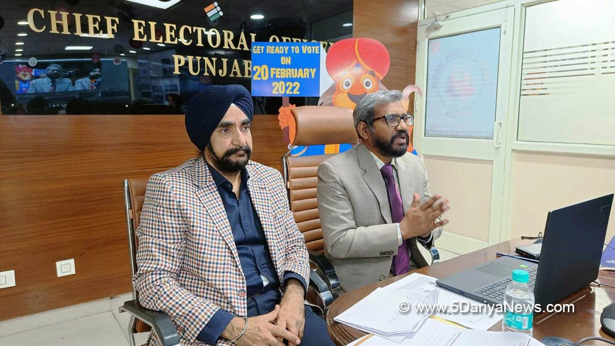 Punjab Election-2022, Punjab Election, Election Commision Punjab, ECI, Punjab Assembly Elections 2022, Election Commission of India, Chief Electoral Officer Punjab, Dr S Karuna Raju