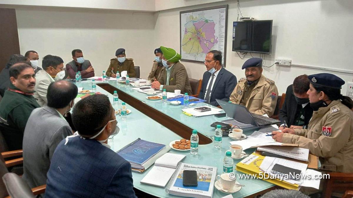 Punjab Election-2022, Punjab Election, Election Commision Punjab, ECI, Punjab Assembly Elections 2022, Election Commission of India, Chief Electoral Officer Punjab, DC Ludhiana, Varinder Kumar Sharma, Deputy Commissioner Ludhiana