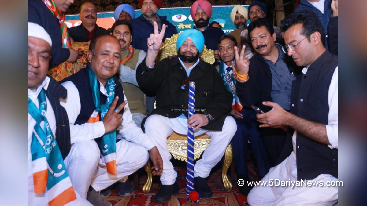 Captain Amarinder Singh lashes out at Congress govt for stopping development projects in Patiala