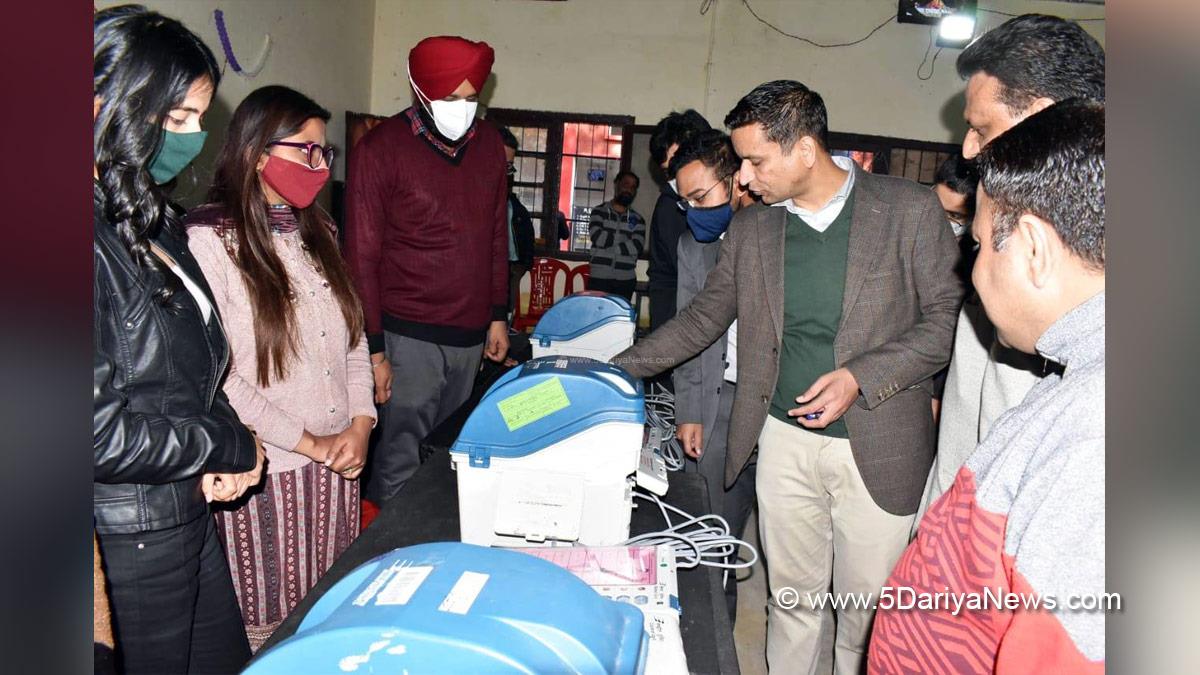 Punjab Election-2022, Punjab Election, Election Commision Punjab, ECI, Punjab Assembly Elections 2022, Election Commission of India, Chief Electoral Officer Punjab, DC Jalandhar, Ghanshyam Thori, Jalandhar, Deputy Commissioner Jalandhar