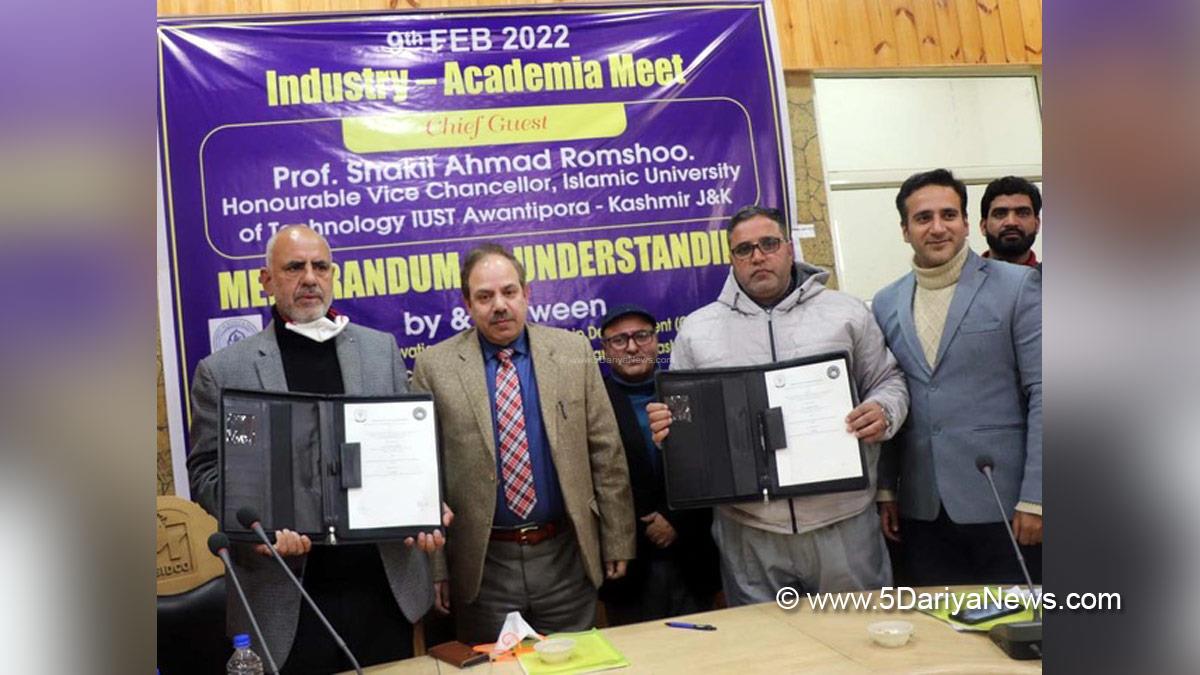 Centre for Innovation and Entrepreneurship Development, CIED, Islamic University of Science and Technology, IUST, Industrial Association Lassipora, IAL, Prof. Shakil A. Romshoo, Lassipora, Pulwama, Kashmir, Jammu And Kashmir, Jammu & Kashmir