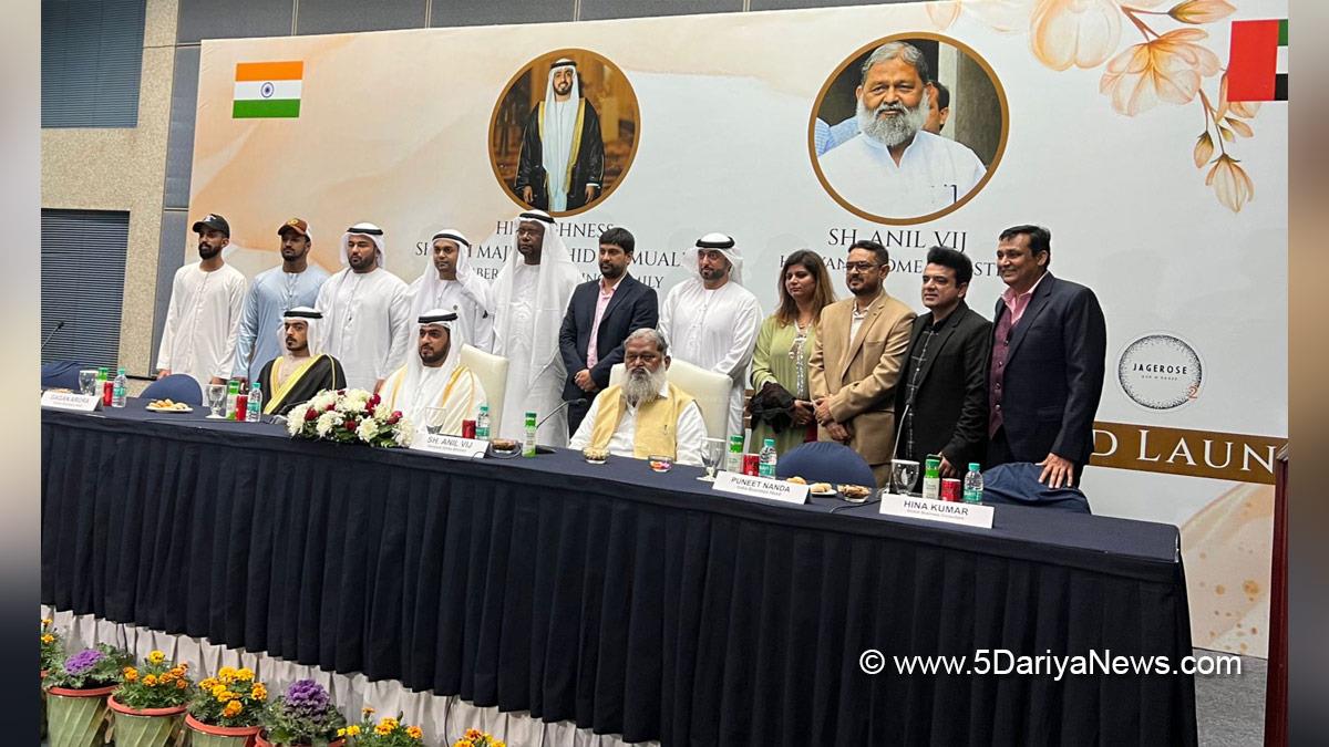 Anil Vij, Haryana, Bharatiya Janata Party, BJP, BJP Haryana, United Arab Emirates