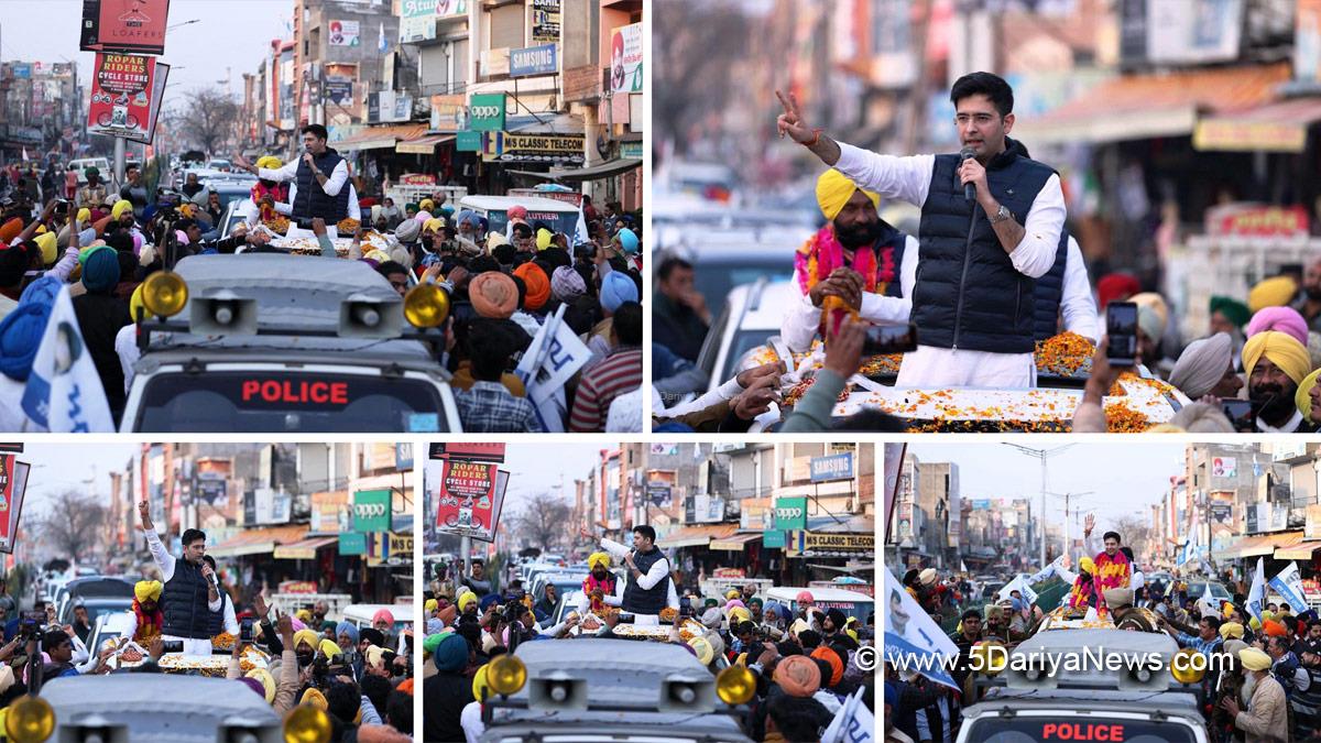 Raghav Chadha, AAP, Aam Aadmi Party, Aam Aadmi Party Punjab, AAP Punjab, Chamkaur Sahib