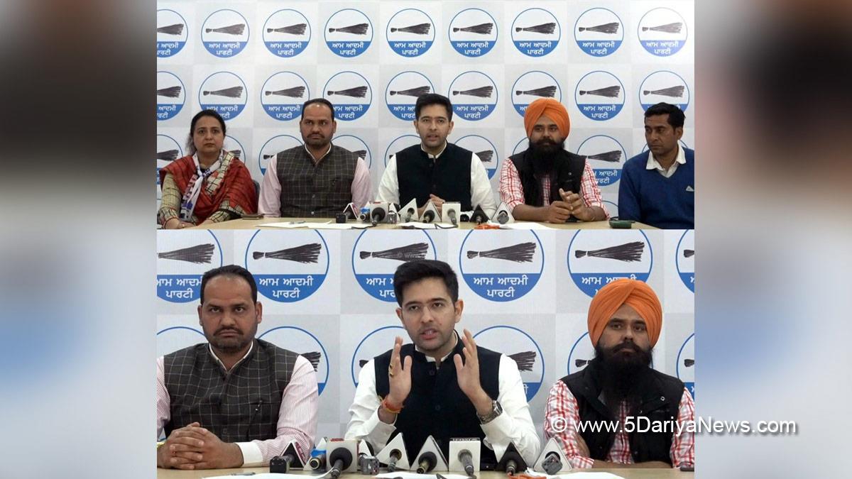 Raghav Chadha, AAP, Aam Aadmi Party, Aam Aadmi Party Punjab, AAP Punjab, Malwinder Singh Kang, Vineet Verma