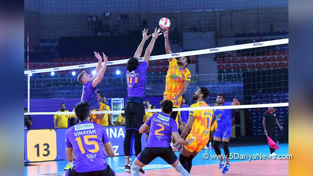 Sports News, Hyderabad, Prime Volleyball League, Volleyball, Chennai Blitz, Bengaluru Torpedoes