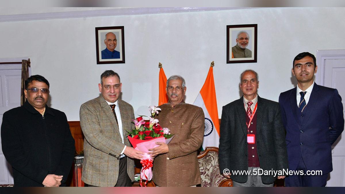 Rajendra Vishwanath Arlekar, Himachal Pradesh, Himachal, Bharatiya Janata Party, BJP, BJP Himachal, Shimla, Raj Bhawan, Sanjay Kundu