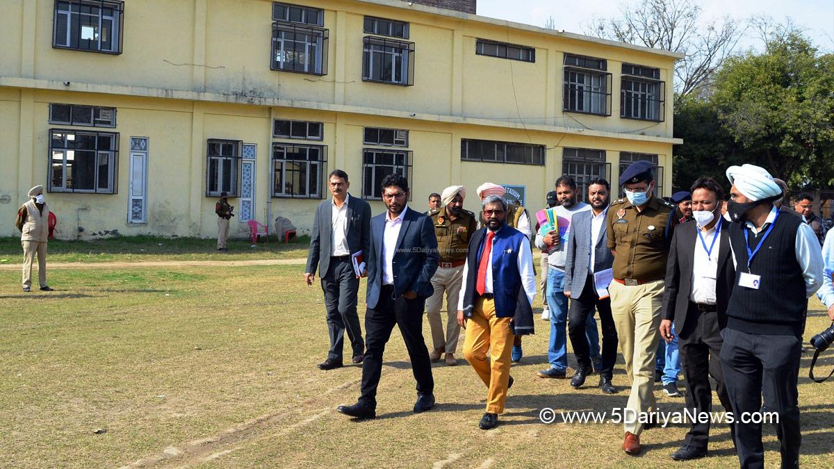 Punjab Election-2022, Punjab Election, Election Commision Punjab, ECI, Punjab Assembly Elections 2022, Election Commission of India, Chief Electoral Officer Punjab, Dr S Karuna Raju, DC Pathankot, Deputy Commissioner Pathankot, Sanyam Aggarwal, Pathankot