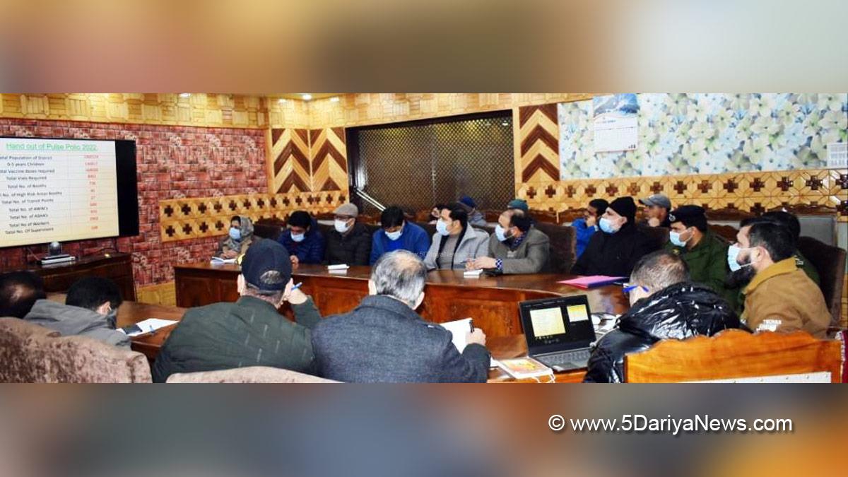 Deputy Commissioner Kupwara, Imam Din, Kupwara, Kashmir, Jammu And Kashmir, Jammu & Kashmir, Intensified Pulse Polio programme