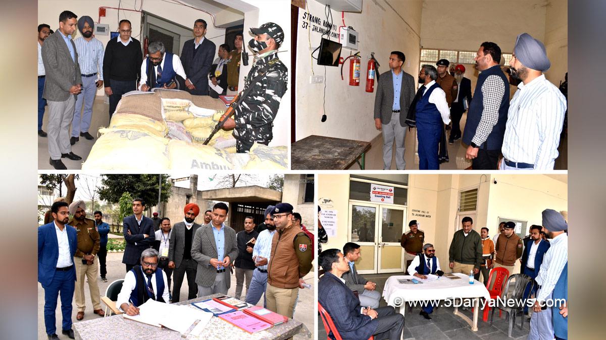 Punjab Election-2022, Punjab Election, Election Commision Punjab, ECI, Punjab Assembly Elections 2022, Election Commission of India, Chief Electoral Officer Punjab, Dr S  Karuna Raju, DC Jalandhar, Ghanshyam Thori, Jalandhar, Deputy Commissioner Jalandhar