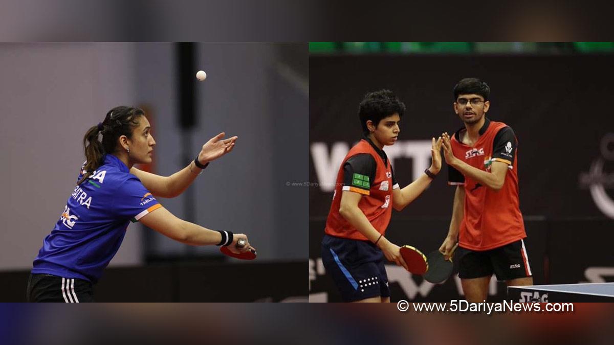 Table Tennis, Sports News, WTT Contender Muscat, Manika Batra, Archana Kamath, Manav Thakkar