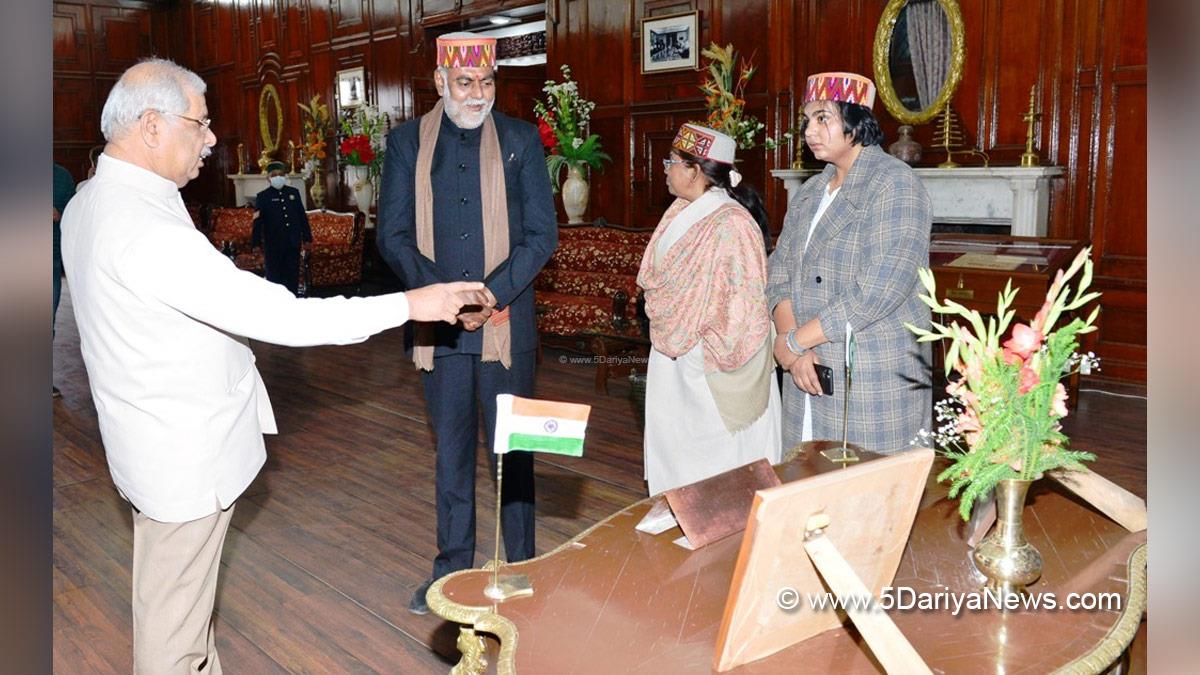 Rajendra Vishwanath Arlekar, Himachal Pradesh, Himachal, Bharatiya Janata Party, BJP, BJP Himachal, Shimla, Raj Bhawan, Prahlad Singh Patel