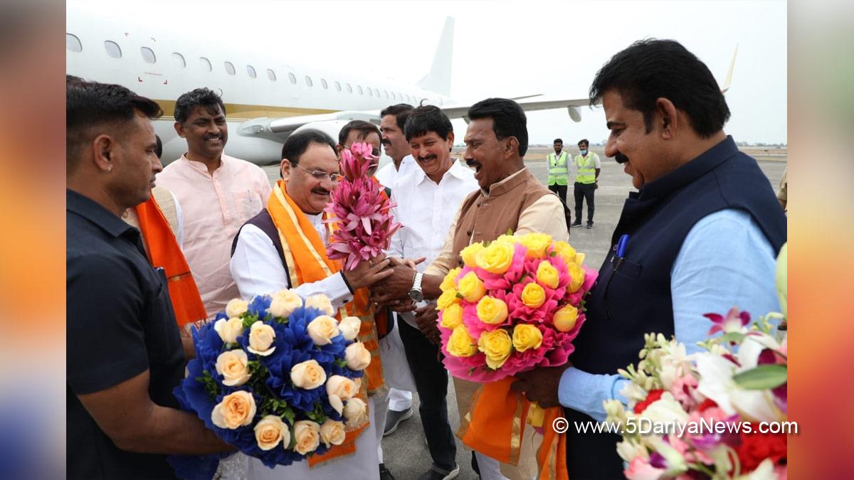 Jagat Prakash Nadda, BJP President, BJP, Bharatiya Janata Party, Shivraj Singh Chouhan, Shivraj Chauhan, Bhopal, Madhya Pradesh, BJP, Bharatiya Janata Party, Indore