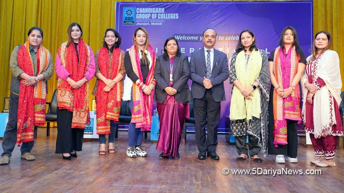 CGC Jhanjeri, Chandigarh Group Of Colleges, Satnam Singh Sandhu, Rashpal Singh Dhaliwal, Jhanjeri, CGC Jhanjeri Campus, International Women’s Day 2022