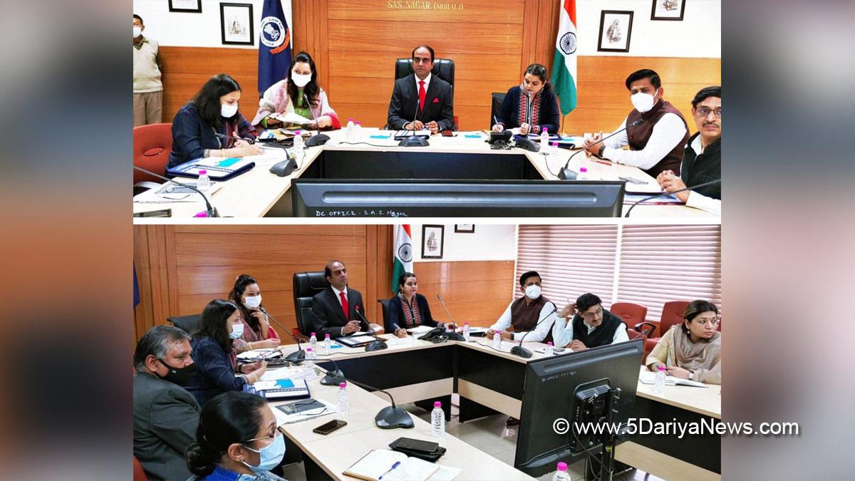 DC Mohali, Isha Kalia, Deputy Commissioner Mohali, S.A.S. Nagar, S.A.S. Nagar Mohali, Mohali, Sahibzada Ajit Singh Nagar