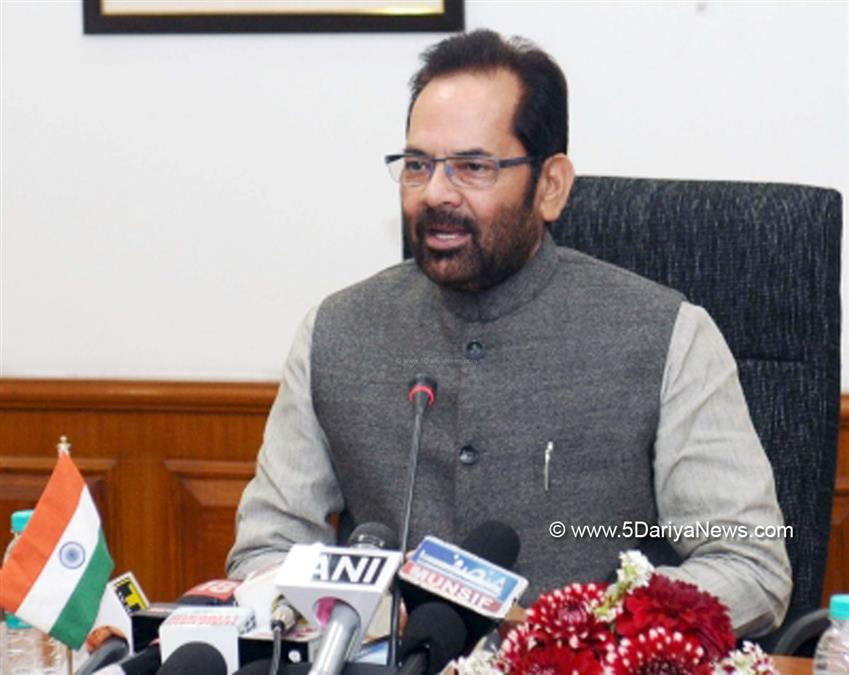 Mukhtar Abbas Naqvi, BJP, Bharatiya Janata Party, Union Minister of Minority Affairs