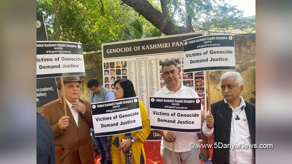 Protest, New Delhi, Jantar Mantar, Kashmiri Pandits, All India Kashmiri Samaj