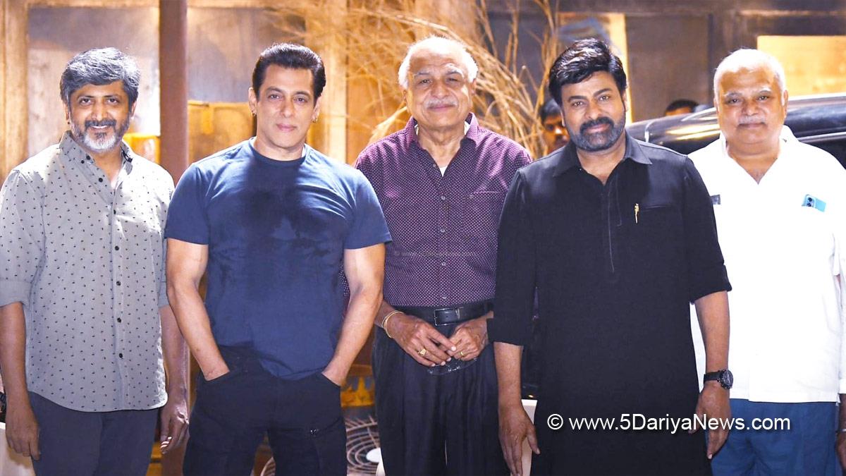 Salman Khan, Bollywood, Entertainment, Mumbai, Actor, Cinema, Hindi Films, Movie, Mumbai News, Tollywood, Entertainment, Actor, Actress, Cinema, Movie, Telugu Films, Chiranjeevi, Salman Khan, Godfather