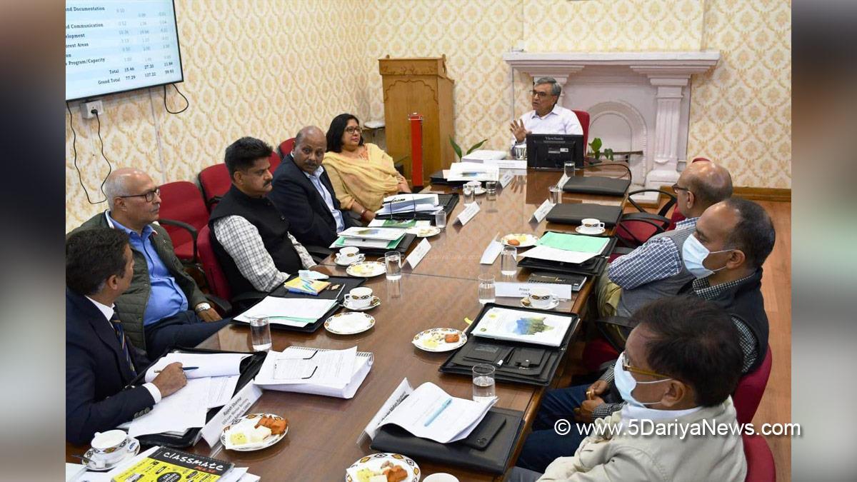Chief Secretary Himachal Pradesh, Ram Subhag Singh, Himachal Pradesh, Shimla, Chief Secretary Himachal, Himachal Pradesh State Compensatory Afforestation Fund Management and Planning Authority, CAMPA, Compensatory Afforestation Fund Management and Planning Authority             