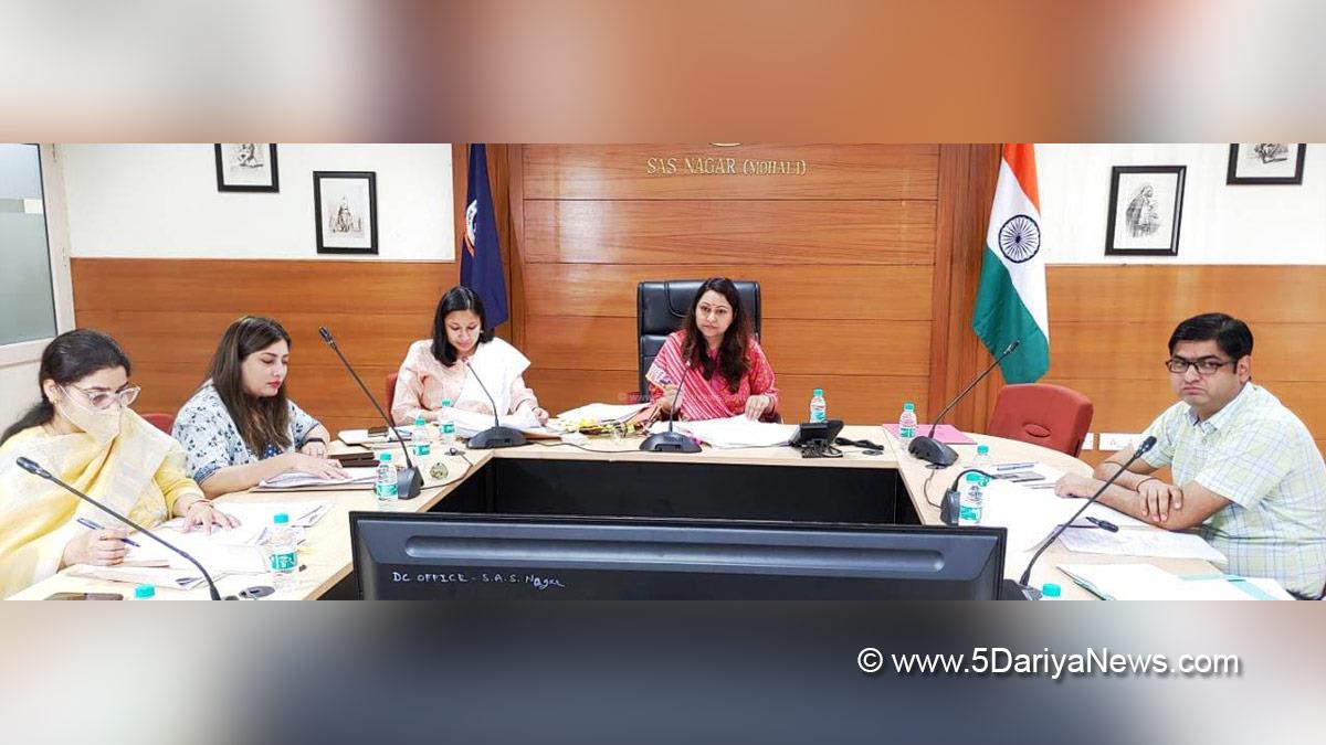 DC Mohali, Isha Kalia, Deputy Commissioner Mohali, S.A.S. Nagar, S.A.S. Nagar Mohali, Mohali, Sahibzada Ajit Singh Nagar