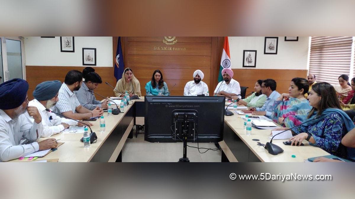 Anmol Gagan Mann, AAP, Aam Aadmi Party, Aam Aadmi Party Punjab, AAP Punjab,DC Mohali, Isha Kalia, Deputy Commissioner Mohali, S.A.S. Nagar, S.A.S. Nagar Mohali, Mohali, Sahibzada Ajit Singh Nagar