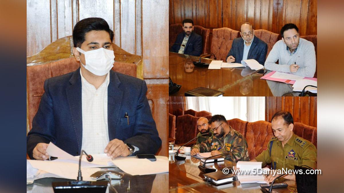 Deputy Commissioner Bandipora, Dr Owais Ahmad, Bandipora, Kashmir, Jammu And Kashmir, Jammu & Kashmir