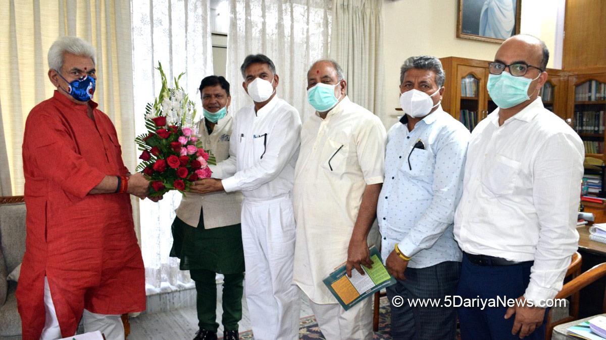 Manoj Sinha, Lieutenant Governor J&K, Raj Bhavan, Jammu, Srinagar, Kashmir, Jammu And Kashmir, Jammu & Kashmir, SAKSHAM