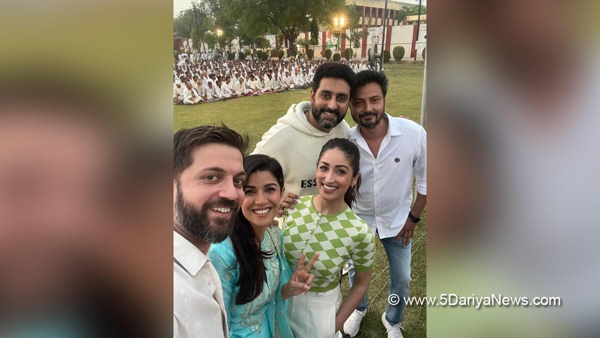 Abhishek Bachchan, Yami Gautam, Nimrat Kaur, Bollywood, Entertainment, Agra, Actor, Actress, Cinema, Hindi Films, Movie, Dasvi