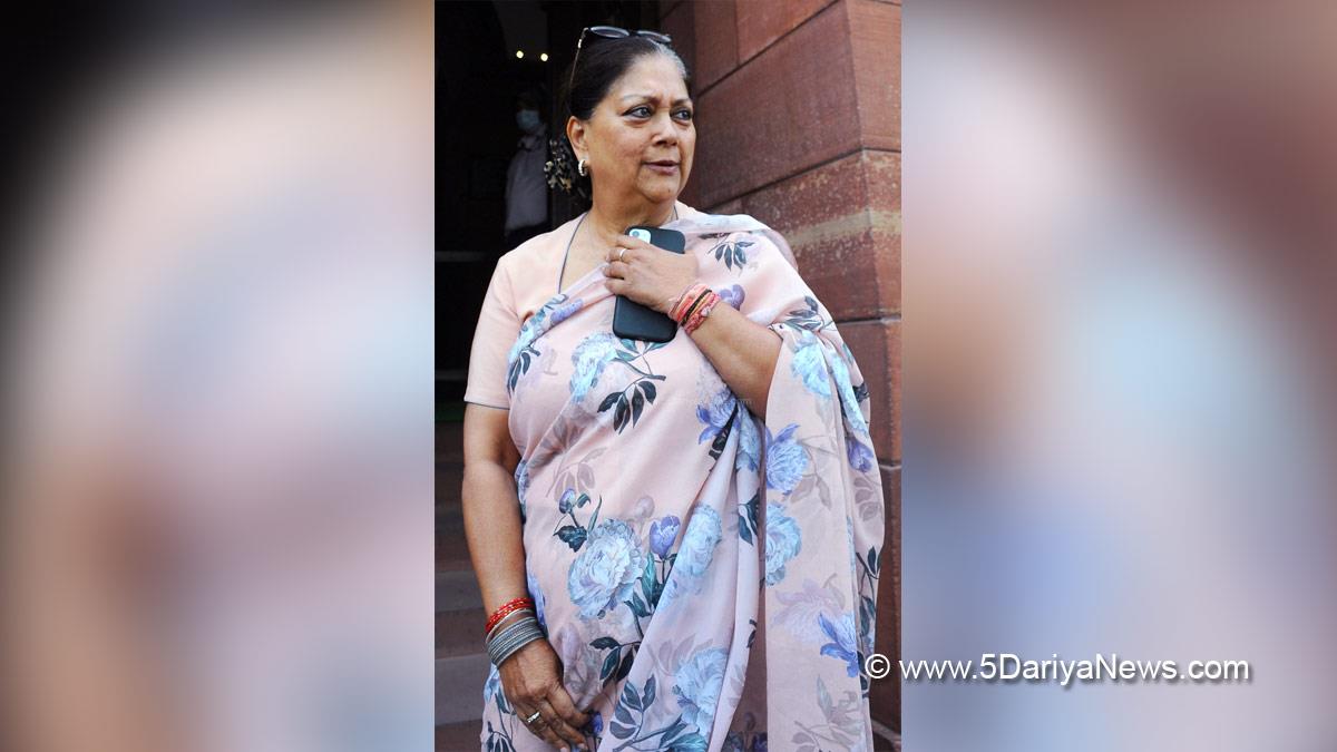Vasundhara Raje, Member Of The Rajasthan Legislative Assembly, BJP, Bharatiya Janata Party