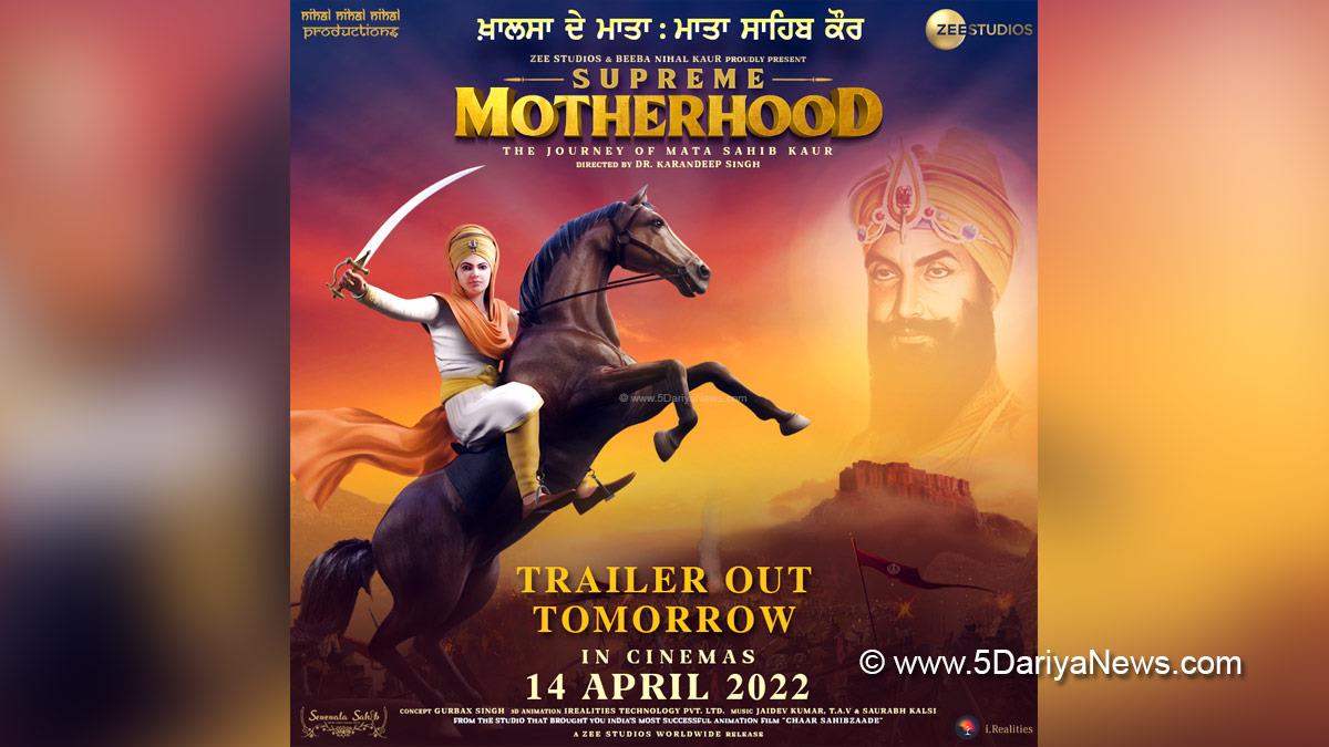 Khalsa Di Mata, Mata Sahib Kaur, Zee Studios, Nihal Nihal Nihal Productions, Supreme Motherhood, Dr Karandeep Singh, IRealities Technology Pvt. Ltd