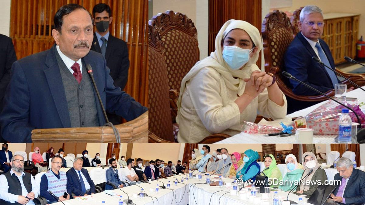 Rajiv Rai Bhatnagar, Rajeev Rai Bhatnagar, Advisor to Lieutenant Governor, Srinagar, Kashmir, Jammu And Kashmir, Jammu & Kashmir, Infection Control Academy of India, Air indoor Assessment Pvt Ltd, IFCAI Hyderabad, Dr Samia Rashid