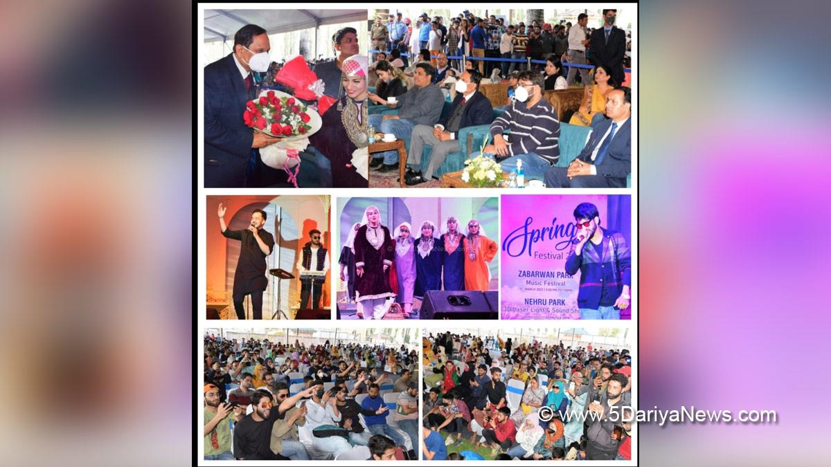 Tourism, Director Tourism Kashmir, Jammu and Kashmir Tourism, Jammu & Kashmir Tourism Department, Tulip Garden, Zabarwan Park