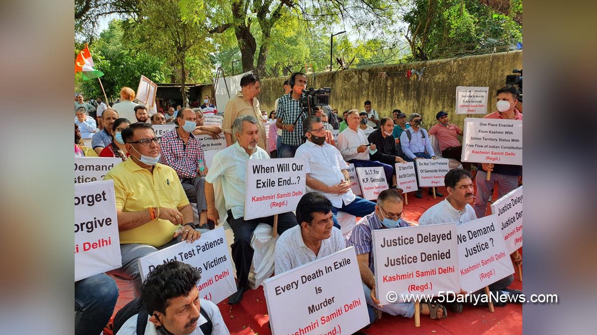 Protest, Agitation, Demonstration, Kashmiri Pandits, New Delhi