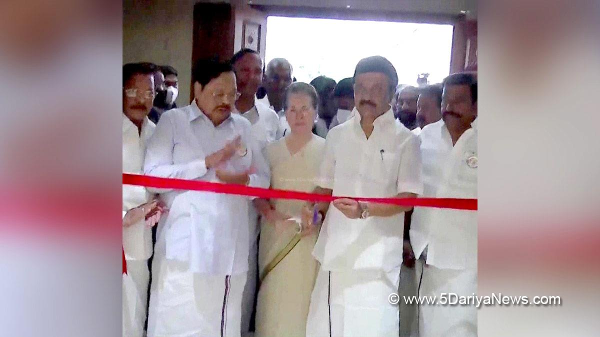 M.K. Stalin, Tamil Nadu, Chief Minister, Chennai, Sonia Gandhi, Indian National Congress, Congress, All India Congress Committee