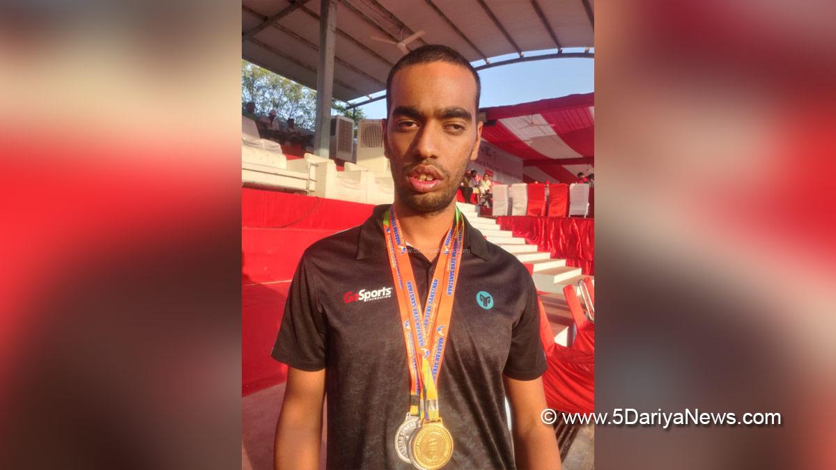 Sports News, Jigar Thakkar, 21st National Para-Swimming Championship, Marwadi University, Udaipur