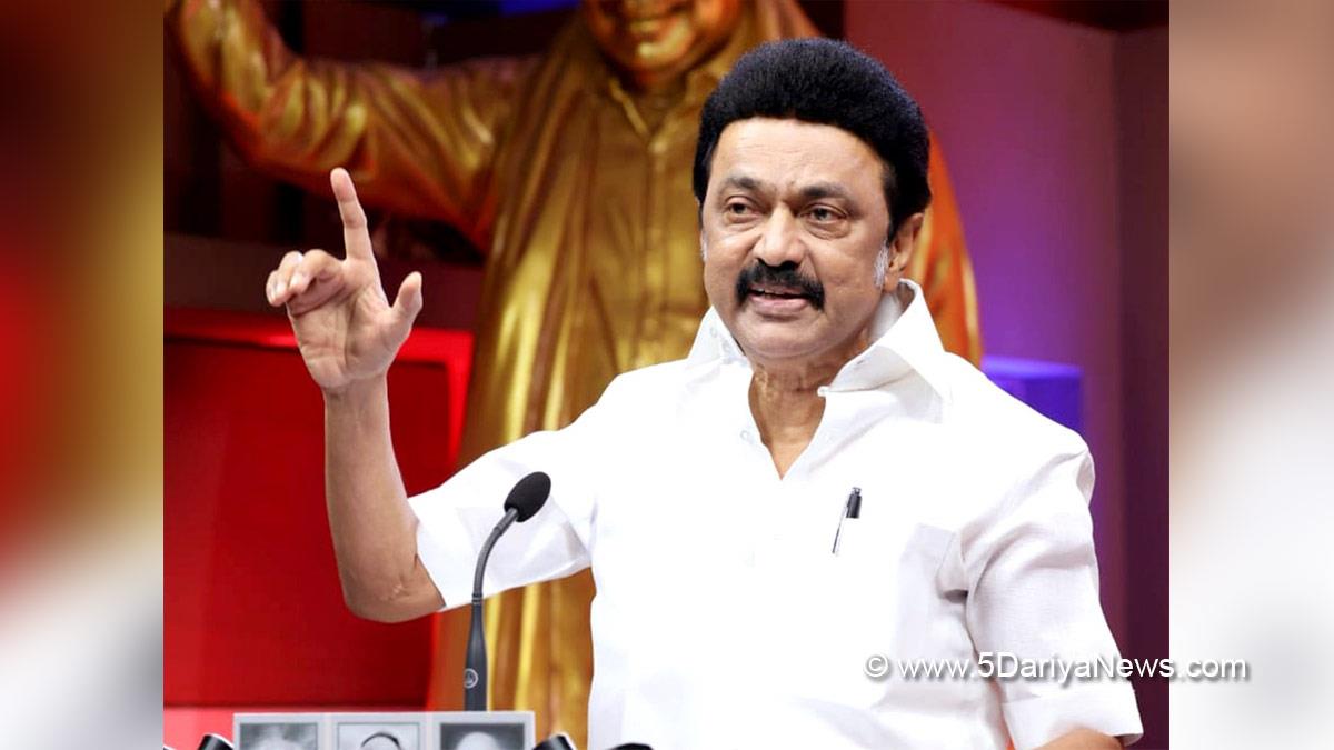 M.K. Stalin, Tamil Nadu, Chief Minister, Chennai, Tamil Nadu CM MK Stalin