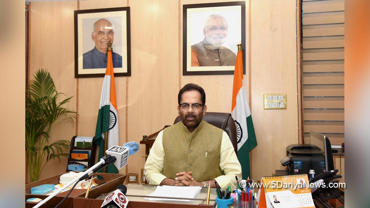 Mukhtar Abbas Naqvi, BJP, Bharatiya Janata Party, Union Minister of Minority Affairs