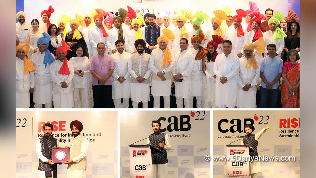 Chandigarh University, Gharuan, Chandigarh University Gharuan, Chandigarh Group Of Colleges, Satnam Singh Sandhu, CGC Gharuan, Anurag Thakur, Anurag Singh Thakur