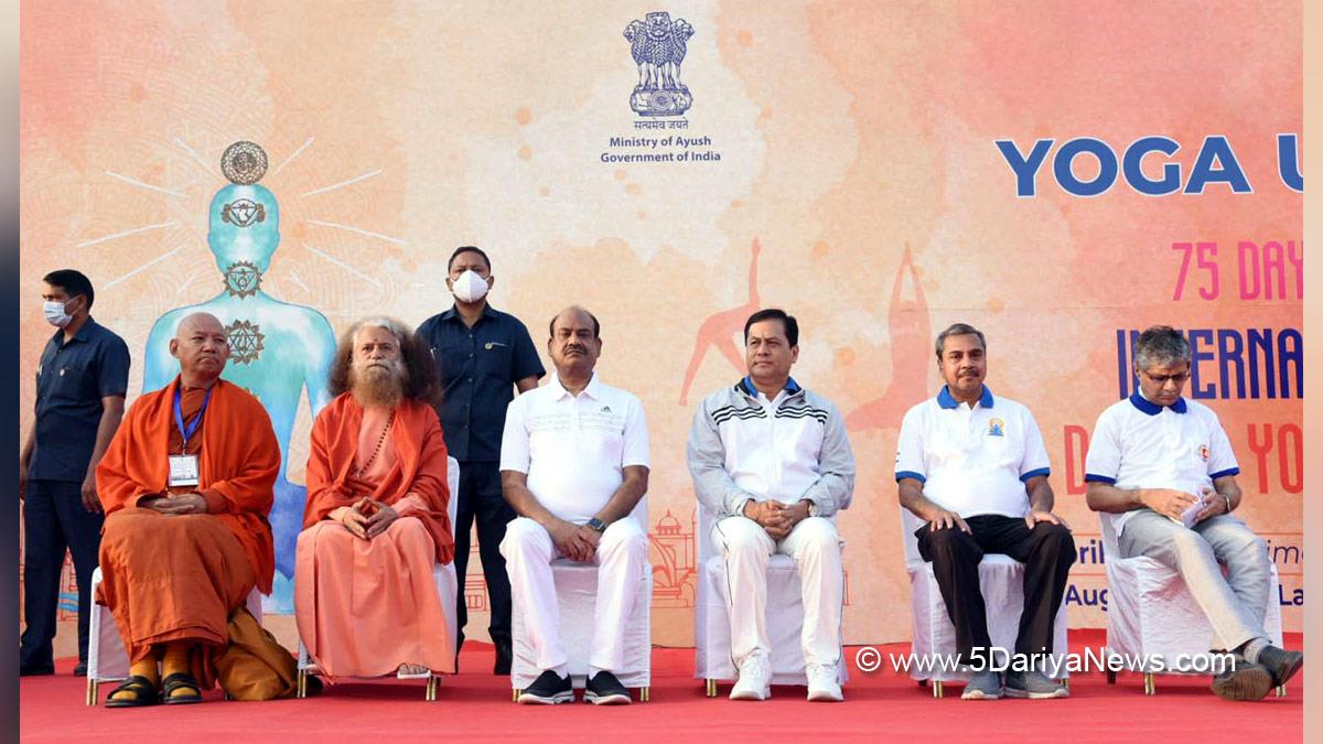 Om Birla, BJP, Bharatiya Janata Party, Lok Sabha Speaker Om Birla, Sarbananda Sonowal, BJP, Bharatiya Janata Party, Union Minister of Ports Shipping and Waterways