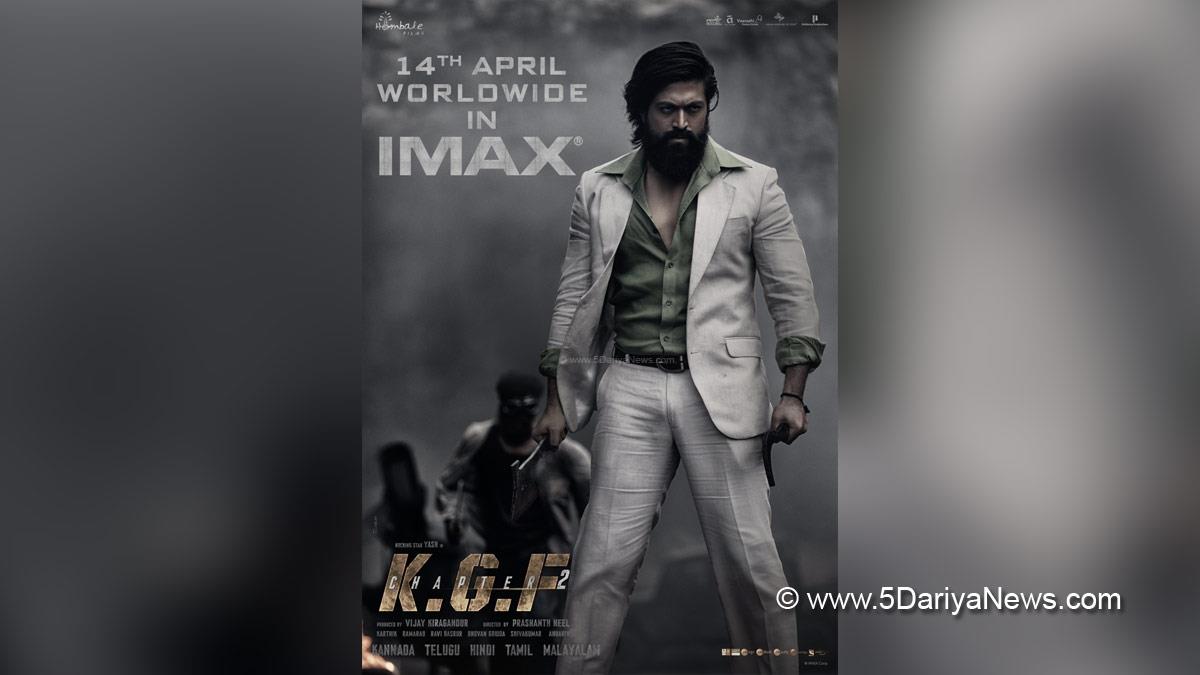 Sandalwood, Entertainment, Actress, Cinema, Movie, Bengaluru, IMAX, Yash, KGF Chapter 2,  Poster