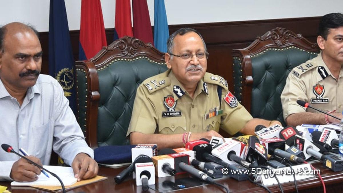 Punjab Admin, Chandigarh, Anti Gangster Task Force, Punjab DGP, VK Bhawra