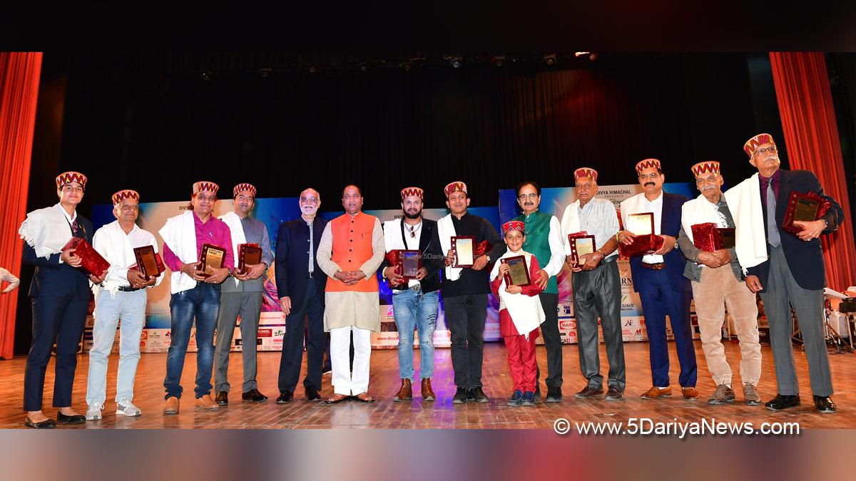 Jai Ram Thakur, Himachal Pradesh, Himachal, Bharatiya Janata Party, BJP, BJP Himachal, Shimla, Chief Minister of Himachal Pradesh, BJP Himachal Pradesh, Himachal Excellence Awards 2021, Divya Himachal Excellence Awards, Divya Himachal Media Group, Bhanu Dhamija