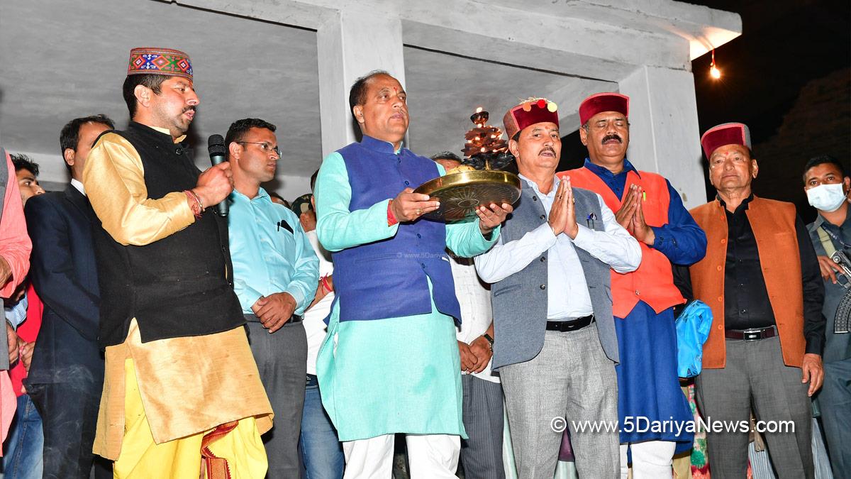 Jai Ram Thakur, Himachal Pradesh, Himachal, Bharatiya Janata Party, BJP, BJP Himachal, Shimla, Chief Minister of Himachal Pradesh, BJP Himachal Pradesh, Ravi Aarti, Ravi river, Chamba, Jiya Lal Kapoor
