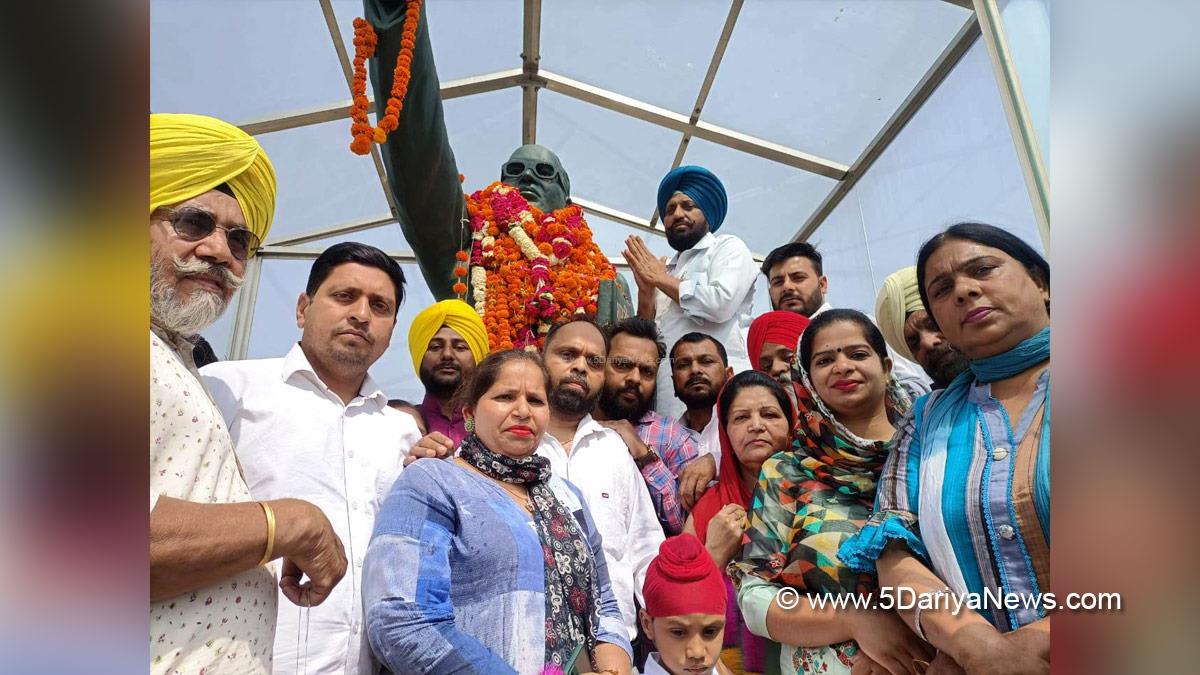 Daljit Singh Grewal Bhola, Ludhiana, AAP, Aam Aadmi Party, Aam Aadmi Party Punjab, AAP Punjab, Ambedkar Jayanti, Babasaheb Ambedkar, Baba Sahib Ambedkar, Dr. B R Ambedkar