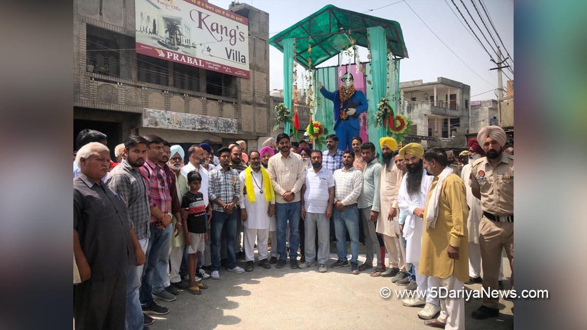 Shery Kalsi, Batala, AAP, Aam Aadmi Party, Aam Aadmi Party Punjab, AAP Punjab, Ambedkar Jayanti, Babasaheb Ambedkar, Baba Sahib Ambedkar, Dr. B R Ambedkar