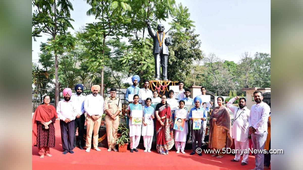 DC Ropar, Preeti Yadav, Deputy Commissioner Ropar, Rupnagar, Ropar, Ambedkar Jayanti, Babasaheb Ambedkar, Baba Sahib Ambedkar, Dr. B R Ambedkar